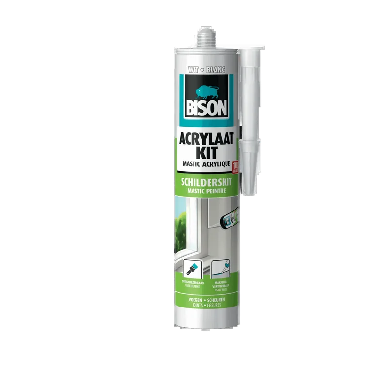 Bison Acrylaatkit Universeel – wit, koker 300 ml