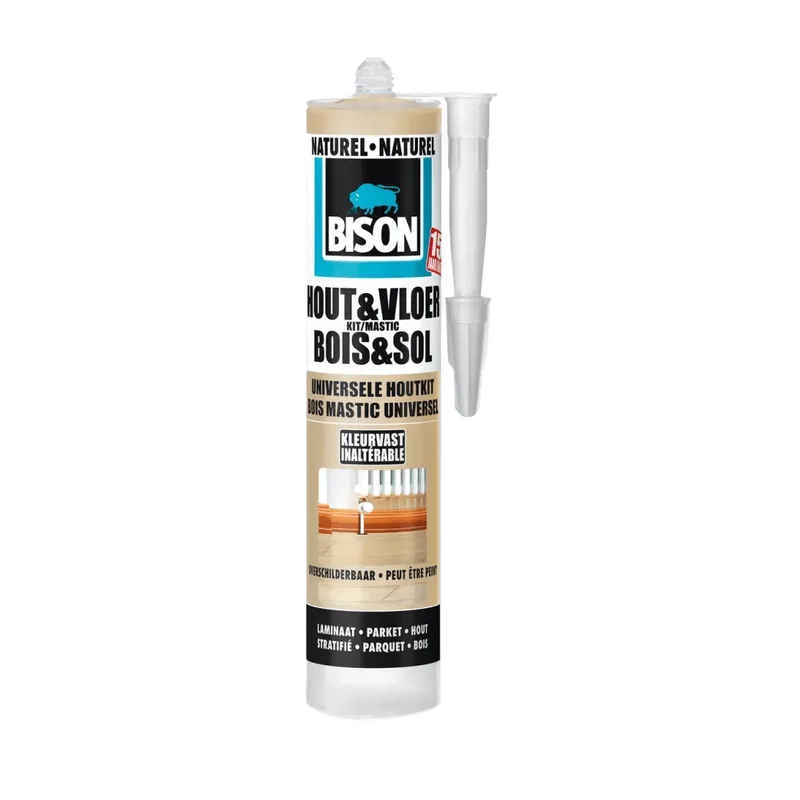 Bison Hout&Vloer Kit – naturel, koker 300 ml