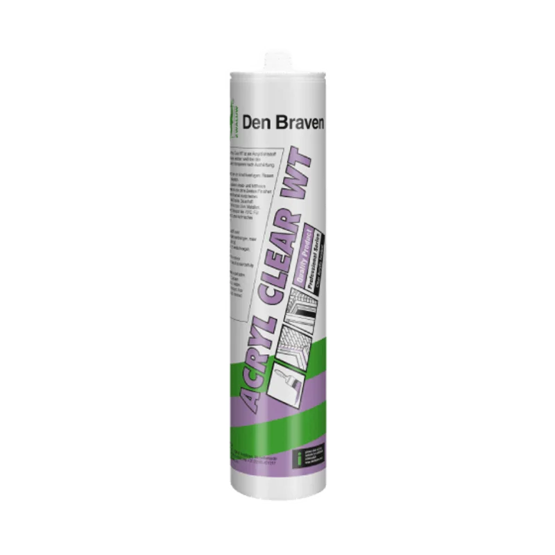 Zwaluw Acryl Clear WT – transparant, koker 310 ml